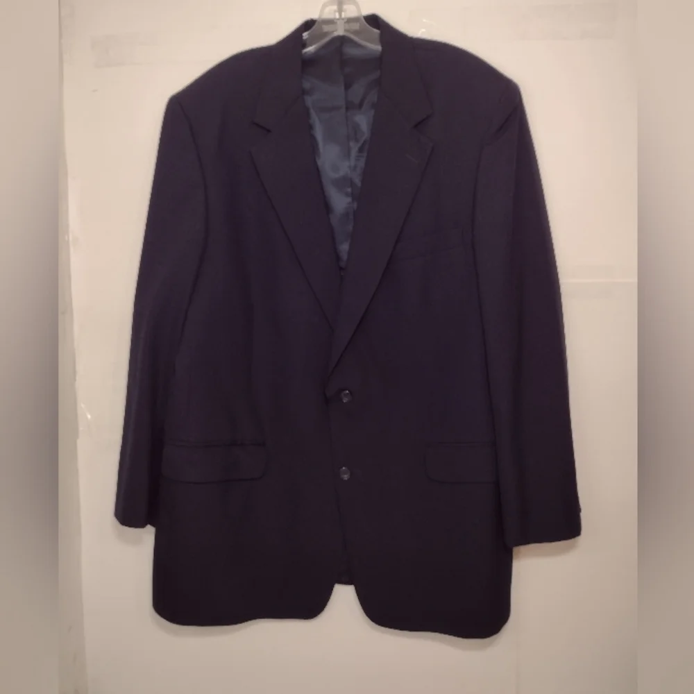 Esquire Neckwear Navy Men's Blazer Size (46.L)